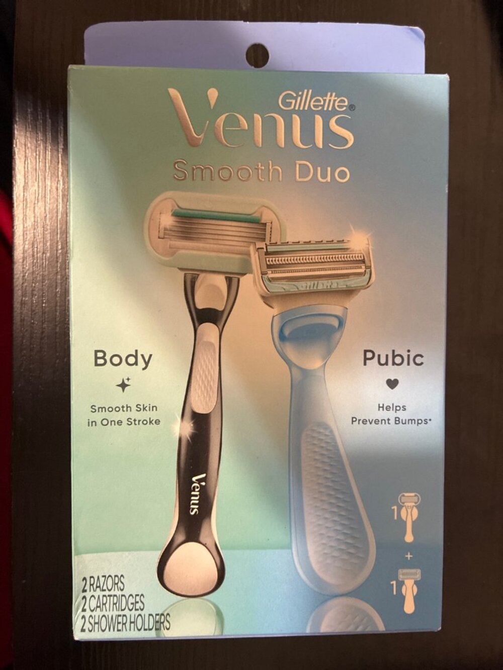 Gillette Venus Smooth Razor Duo Pack New